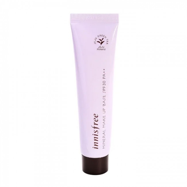 Innisfree Лавандовая минеральная корректирующая база праймер под макияж Mineral Make Up Base Cream Purple SPF30/PA++ , 40 мл Innisfree Лавандовая минеральная корректирующая база праймер под макияж Mineral Make Up Base Cream Purple SPF30/PA++ , 40 мл