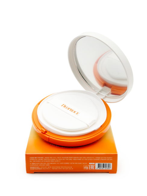 Deoproce Солнцезащитный кушон веганский Face & Body Vegan Big Sun Cushion UV Defence All Day SPF50+ PA++++, 25 г Deoproce Солнцезащитный кушон веганский Face & Body Vegan Big Sun Cushion UV Defence All Day SPF50+ PA++++, 25 г