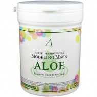 Anskin Маска альгинатная с экстрактом Алоэ Original Aloe Modeling Mask, 700 мл