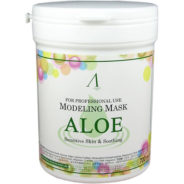 Anskin Маска альгинатная с экстрактом Алоэ Original Aloe Modeling Mask, 700 мл