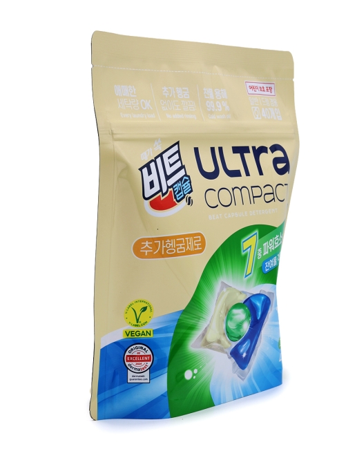 LION Капсулы для стирки с кондиционером аромат Лесные травы Ultra Compact No Added Rinsing, 40 шт x 8 г 
