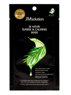 JMsolution Успокаивающая тканевая маска для лица с чайным деревом Be Nature Teatree & Calming Mask, 5 шт х 24 мл JMsolution Успокаивающая тканевая маска для лица с чайным деревом Be Nature Teatree & Calming Mask, 5 шт х 24 мл