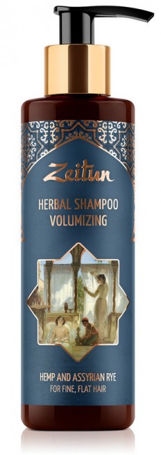 Zeitun Фито-шампунь для густоты и объема волос c Коноплей и Ассирийской рожью, 200 мл