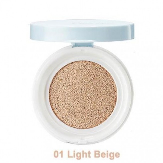 The Saem Крем-основа для жирной кожи лица Saemmul Oil Control Cushion 01 Light Beige, 12 г