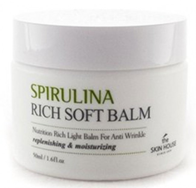 The Skin House Spirulina Rich Soft Balm Смягчающий крем-бальзам с экстрактом спирулины, 50 мл The Skin House Spirulina Rich Soft Balm Смягчающий крем-бальзам с экстрактом спирулины, 50 мл