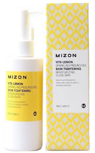 MIZON Витаминный гель с экстрактом лимона Vita Lemon Sparkling Peeling Gel, 150 мл