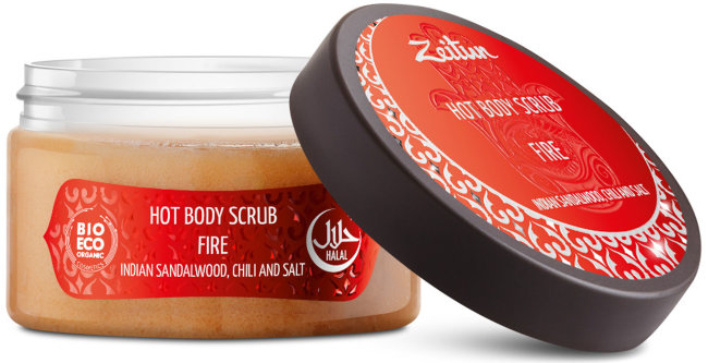 Zeitun Горячий скраб для тела "Огонь" с индийским сандалом и чили, 250 мл