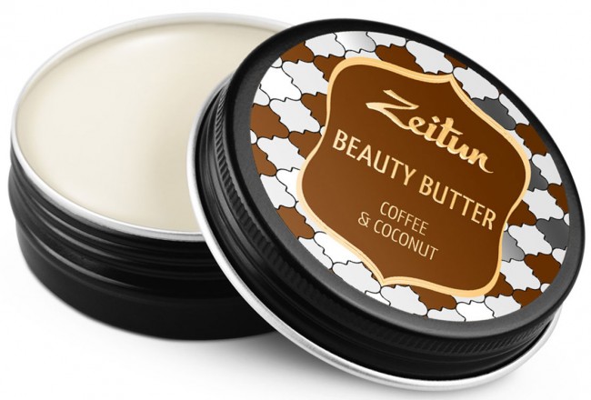 Zeitun Бьюти-баттер "Кофе и кокос", насыщенное масло для рук, тела и лица, 55 мл