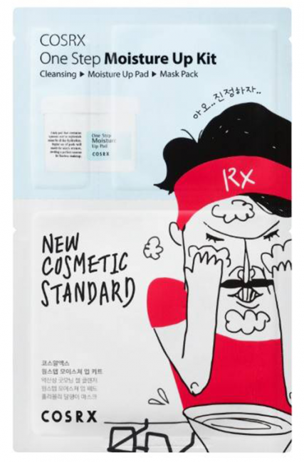 COSRX One Step Moisture Up Kit Набор для очищения и увлажнения кожи, 1,2+5+21 мл