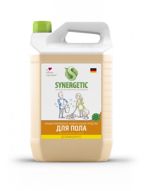 Synergetic Жидкое средство для мытья пола, канистра ПЭ, 5 л
