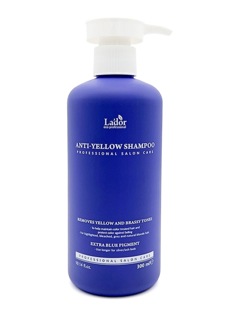 La'dor Оттеночный шампунь для устранения желтизны на светлых волосах Anti Yellow Shampoo, 300 мл