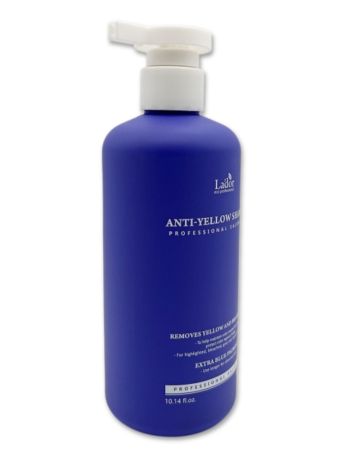 La'dor Оттеночный шампунь для устранения желтизны на светлых волосах Anti Yellow Shampoo, 300 мл