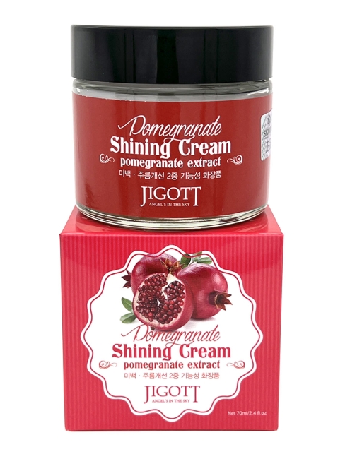 Jigott Крем для лица с экстрактом граната Pomegranate Shining Cream, 70 мл Jigott Крем для лица с экстрактом граната Pomegranate Shining Cream, 70 мл