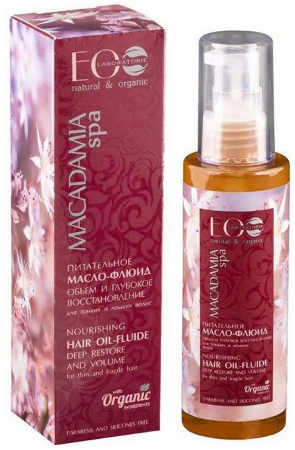Ecolab Spa Macadamia Питательное масло - флюид "Объем и Глубокое восстановление", 100 мл