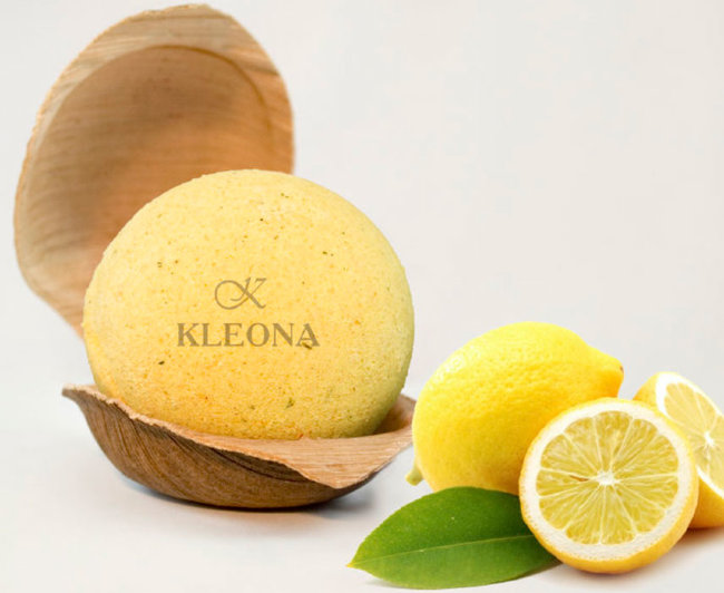 Kleona Бурлящий шар "Лимонный зефир", 200 г