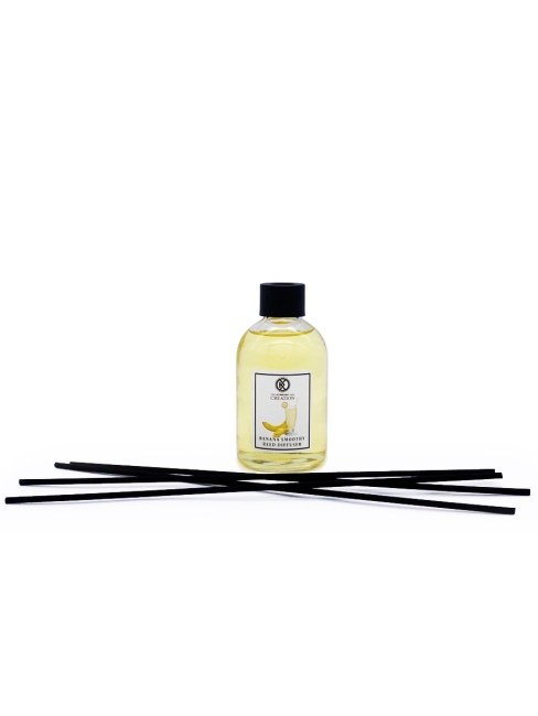 Kreasyon Аромадиффузор с палочками Банановый Смузи Reed Diffuser Banana Smoothy, 115 мл Kreasyon Аромадиффузор с палочками Банановый Смузи Reed Diffuser Banana Smoothy, 115 мл