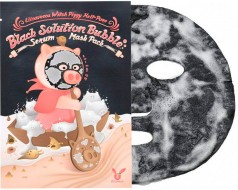 Elizavecca Witch Piggy Hell-Pore Black Solution Bubble Serum Mask Pack Кислородная маска для лица, 28 г
