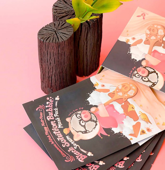 Elizavecca Witch Piggy Hell-Pore Black Solution Bubble Serum Mask Pack Кислородная маска для лица, 28 г