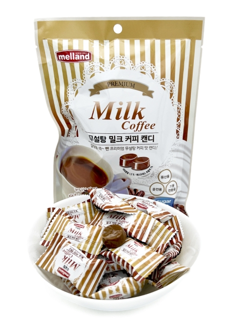Melland Конфеты карамель леденцовая без сахара Кофе с молоком Milk Coffee Sugar Free, 100 г Melland Конфеты карамель леденцовая без сахара Кофе с молоком Milk Coffee Sugar Free, 100 г