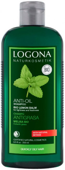 Logona Anti Oil Bio Lemon Balm Шампунь с экстрактом Мелиссы, 250 мл