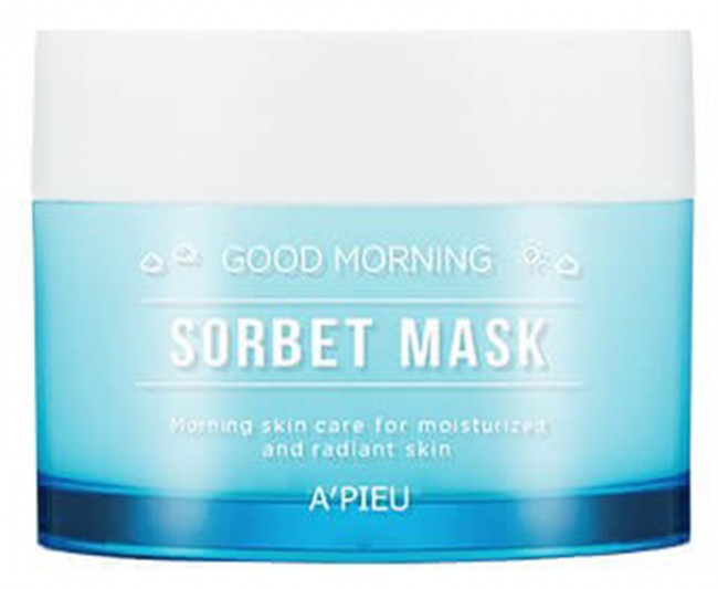 A'PIEU Good Morning Sorbet Mask Утренняя увлажняющая маска-сорбет для лица, 105 мл A'PIEU Good Morning Sorbet Mask Утренняя увлажняющая маска-сорбет для лица, 105 мл