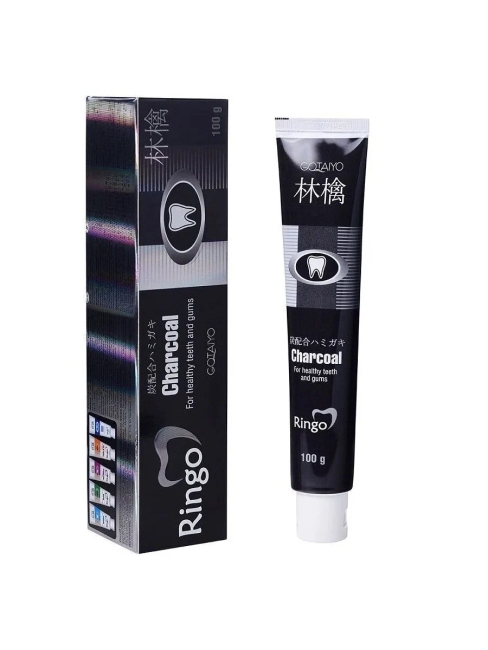 Gotayo Зубная паста отбеливающая с древесным углем Ringo Charcoal, 100 г Gotayo Зубная паста отбеливающая с древесным углем Ringo Charcoal, 100 г