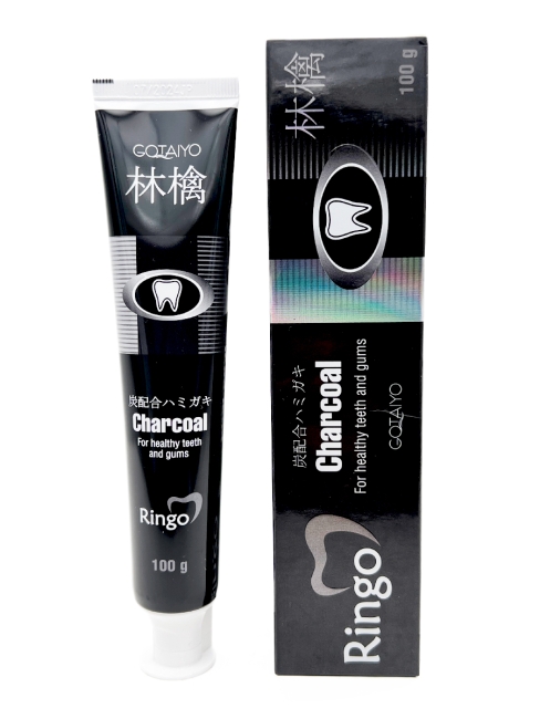Gotayo Зубная паста отбеливающая с древесным углем Ringo Charcoal, 100 г Gotayo Зубная паста отбеливающая с древесным углем Ringo Charcoal, 100 г
