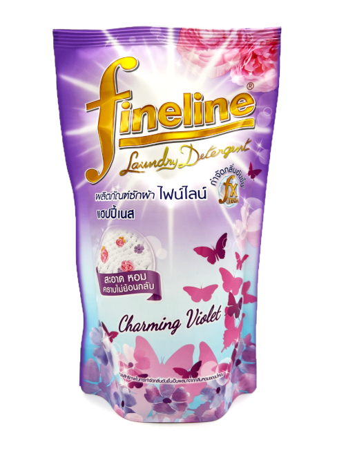 Fineline Гель для стирки взрослого и детского белья Фиалка на 10 стирок Laundry Detergent Charming Violet (Refill), 400 мл