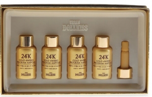 Baviphat Urban Dollkiss Agamemnon 24K Gold 4Weeks Program Ampoule Kit Эссенция с 24к золотом, 8 мл*4