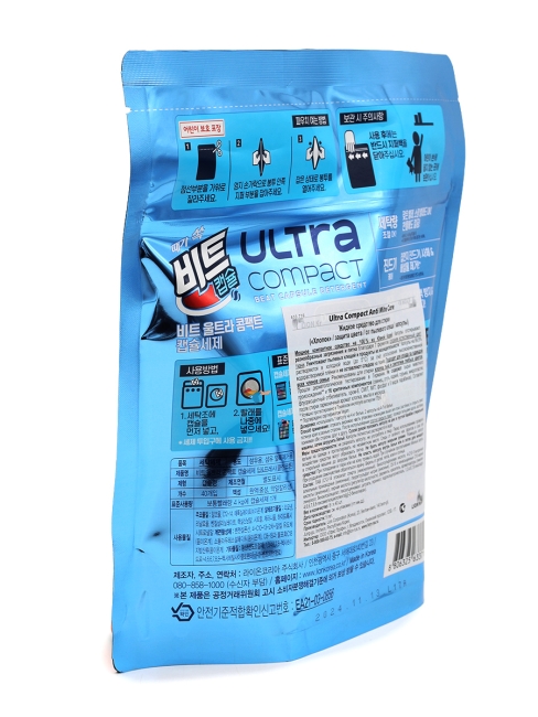 LION Капсулы для стирки от пылевого клеща с ароматом хлопка Ultra Compact Anti Mite Care, 40 шт x 8 г