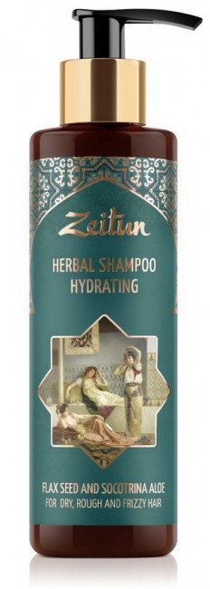 Zeitun Увлажняющий фито-шампунь для сухих, жестких и кудрявых волос cо Льном и Сокотрийским алоэ, 200 мл Zeitun Увлажняющий фито-шампунь для сухих, жестких и кудрявых волос cо Льном и Сокотрийским алоэ, 200 мл