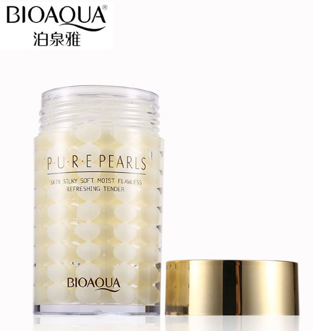 Bioaqua Pure Pearls Увлажняющий антивозрастной крем для лица с натуральной жемчужной пудрой, 60 г Bioaqua Pure Pearls Увлажняющий антивозрастной крем для лица с натуральной жемчужной пудрой, 60 г