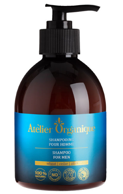 Atelier Organique Шампунь для мужчин для всех типов волос, 300 мл
