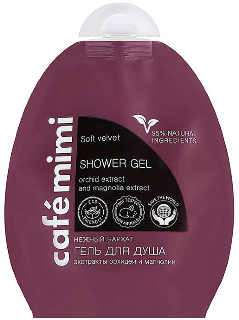 Кафе красоты Le Cafe Mimi Гель для душа Нежный бархат, 250 мл