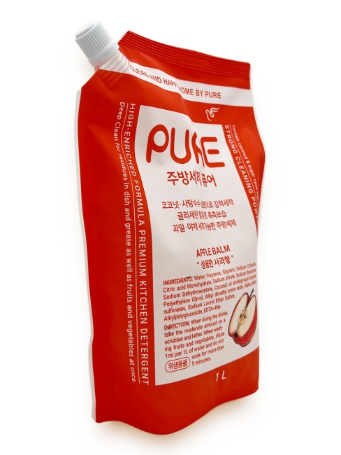 Pigeon Средство концентрированное для мытья посуды Яблоко Pure Apple Balm, 1000 мл