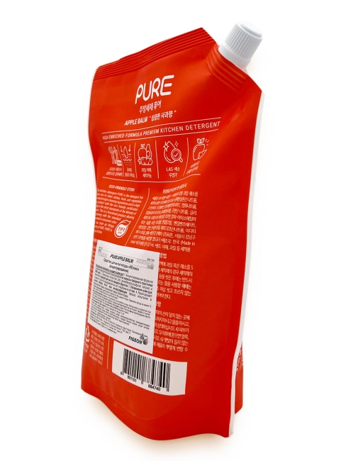 Pigeon Средство концентрированное для мытья посуды Яблоко Pure Apple Balm, 1000 мл