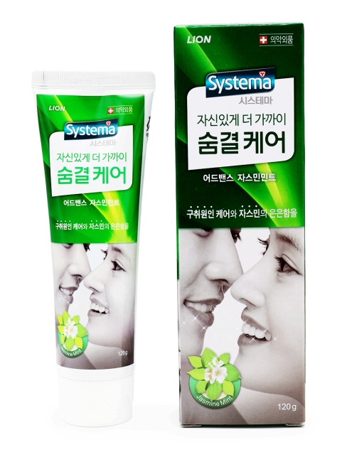 LION Зубная паста с ароматом жасмина Systema Breath Care, 120 г LION Зубная паста с ароматом жасмина Systema Breath Care, 120 г