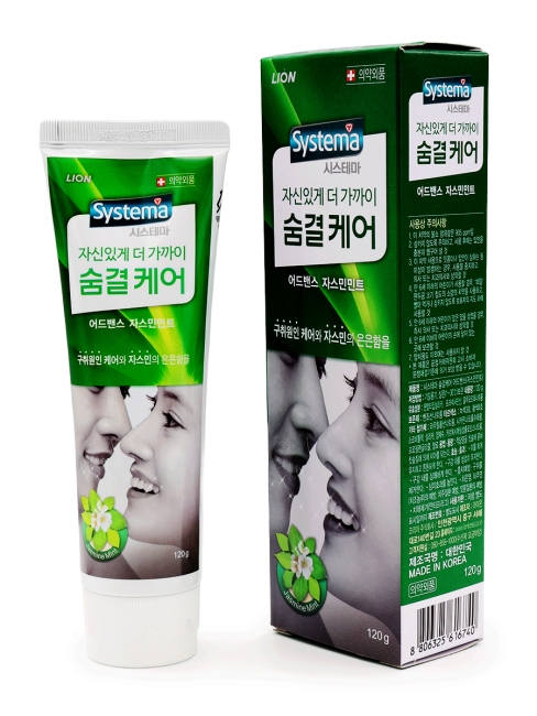 LION Зубная паста с ароматом жасмина Systema Breath Care, 120 г LION Зубная паста с ароматом жасмина Systema Breath Care, 120 г