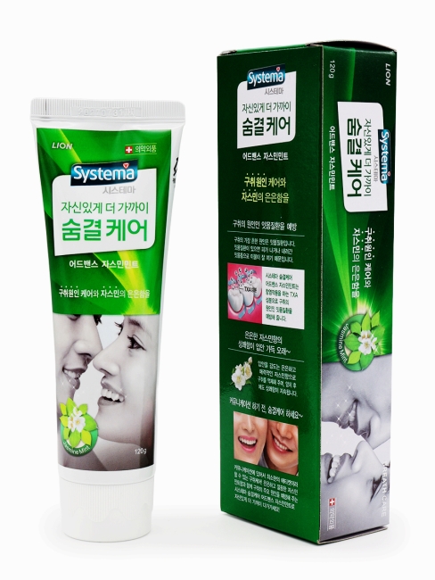 LION Зубная паста с ароматом жасмина Systema Breath Care, 120 г LION Зубная паста с ароматом жасмина Systema Breath Care, 120 г