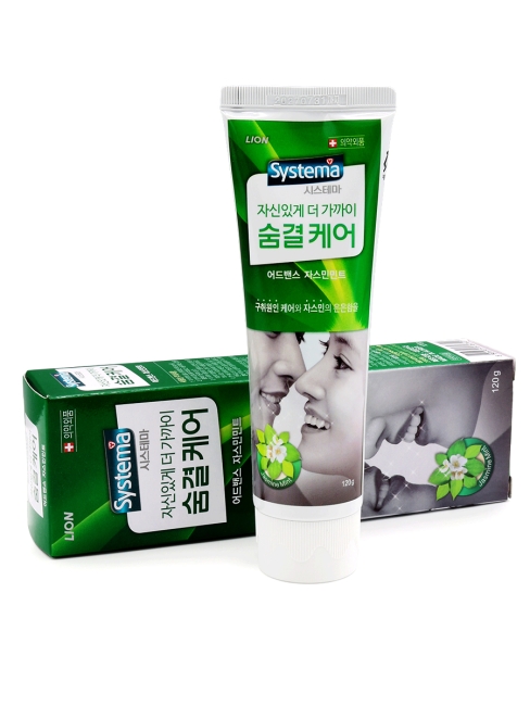 LION Зубная паста с ароматом жасмина Systema Breath Care, 120 г LION Зубная паста с ароматом жасмина Systema Breath Care, 120 г