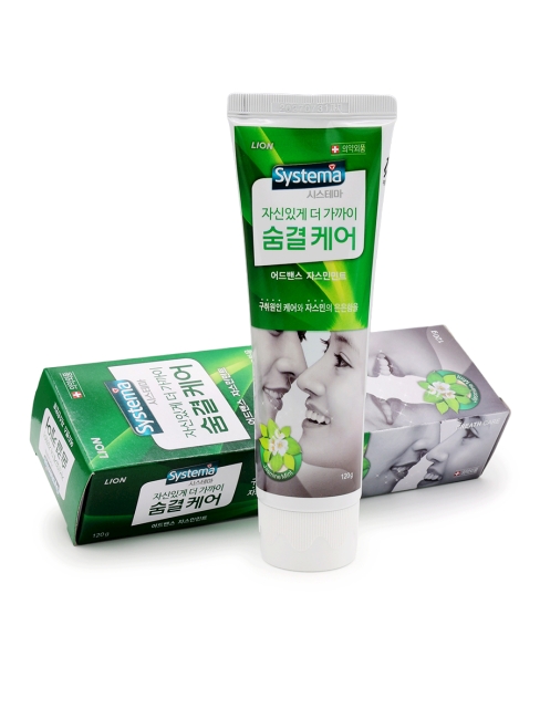 LION Зубная паста с ароматом жасмина Systema Breath Care, 120 г LION Зубная паста с ароматом жасмина Systema Breath Care, 120 г