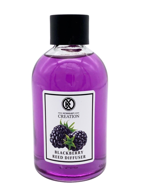 Kreasyon Аромадиффузор с палочками Ежевика Reed Diffuser Blackberry, 115 мл