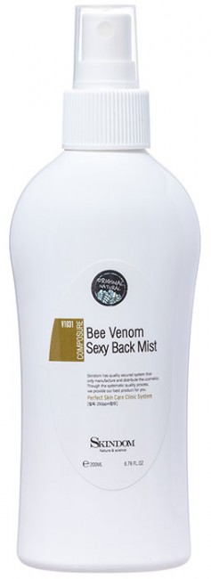 Skindom Спрей для тела для проблемной кожи с пчелиным ядом Bee Venom Sexy Back Mist, 200 мл Skindom Спрей для тела для проблемной кожи с пчелиным ядом Bee Venom Sexy Back Mist, 200 мл