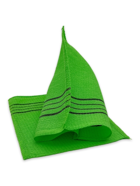 Мочалка для лица с эффектом скраба зеленая Washcloth, 2 шт Мочалка для лица с эффектом скраба зеленая Washcloth, 2 шт