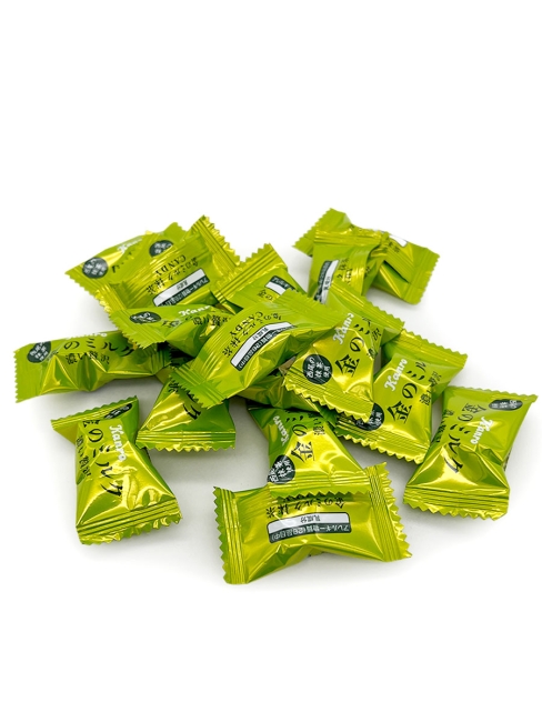 Kanro Конфеты карамель леденцовая молочная со вкусом Зеленого чая матча Premium Matcha Milk Candy, 70 г