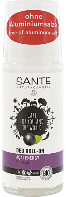 Sante Naturkosmetik Дезодорант ролик Энергия Асаи, 50 мл