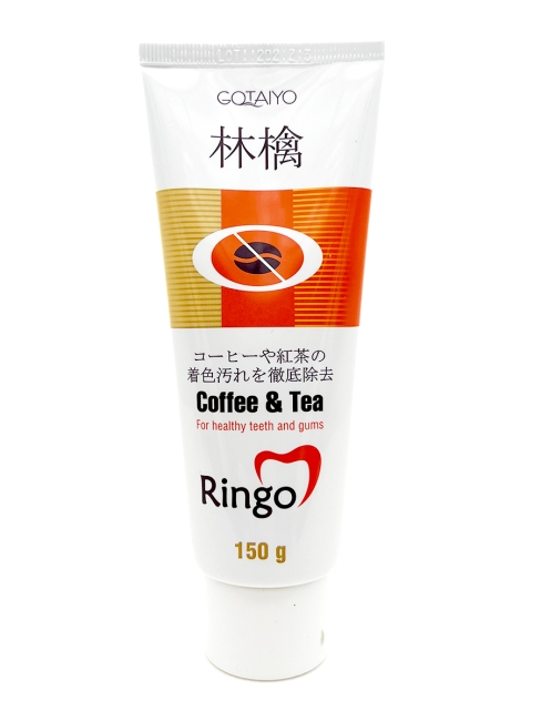 Gotayo Зубная паста отбеливающая от налета чая и кофе Ringo Coffe & Tea, 150 г