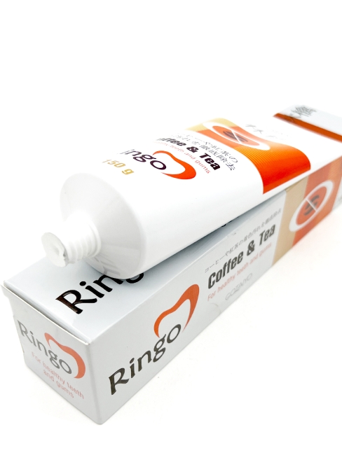 Gotayo Зубная паста отбеливающая от налета чая и кофе Ringo Coffe & Tea, 150 г