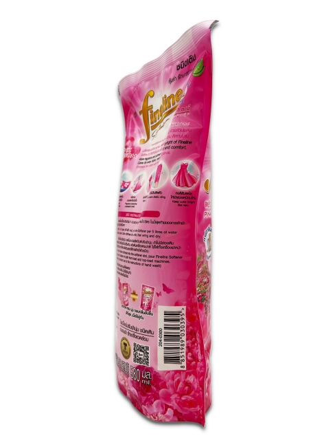 Fineline Кондиционер для белья парфюмированный на 15 стирок Розовый бутон Fabric Softener Pink Blossom (Refill), 580 мл Fineline Кондиционер для белья парфюмированный на 15 стирок Розовый бутон Fabric Softener Pink Blossom (Refill), 580 мл