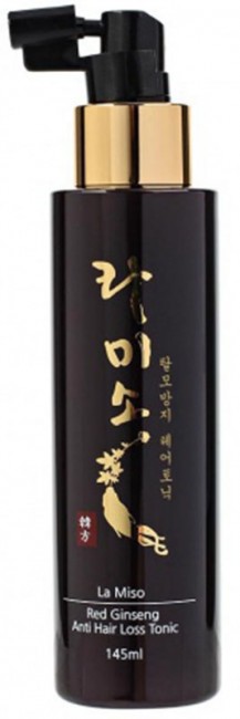 LA MISO Red Ginseng Anti Hair Loss Tonic Тоник против выпадения волос с экстрактом красного женьшеня, 145 мл LA MISO Red Ginseng Anti Hair Loss Tonic Тоник против выпадения волос с экстрактом красного женьшеня, 145 мл